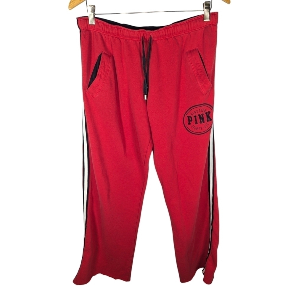 Y2K Pink Victoria's Secret Woman's Sweatpants casual lounge pants Medium
